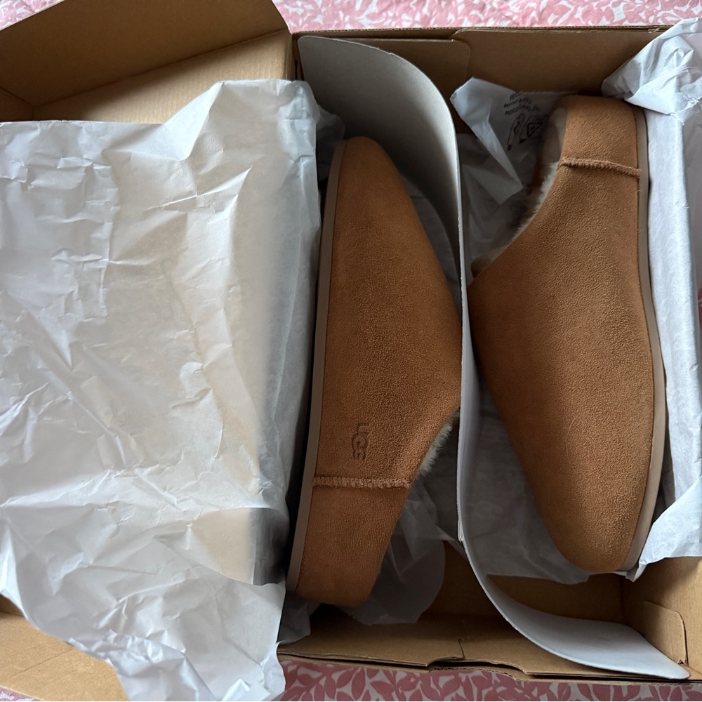 NIB Chestnut UGG Elea slip-ons! - Picture 3 of 5